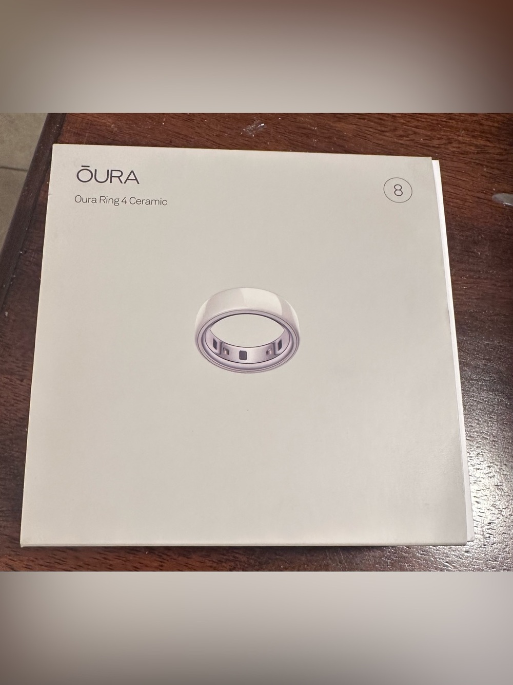 Oura Gen 4 Ceramic Ring - Size 8 Cloud
New in open box condition